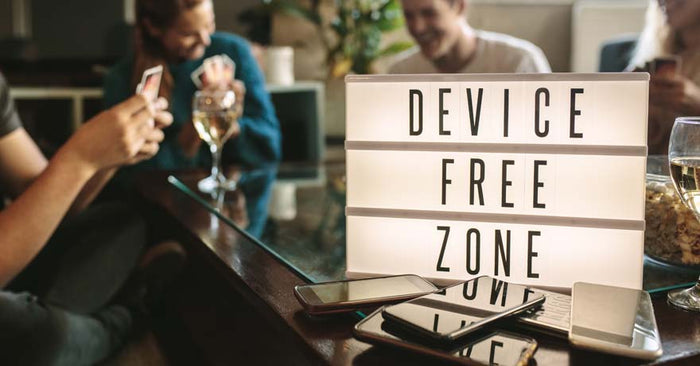 Lightbox with message 